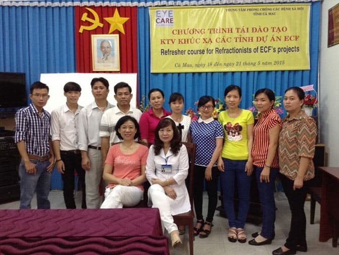 De trainers en deelnemers